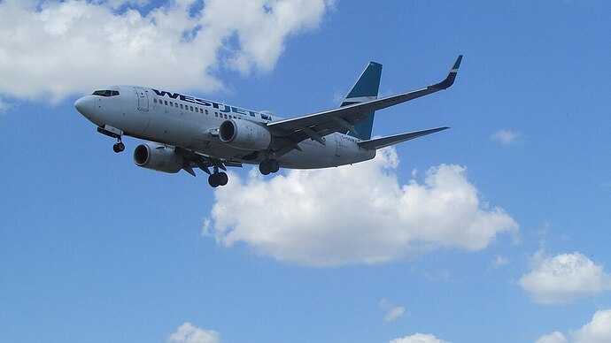 WestJet airplane