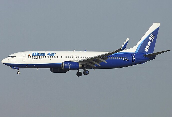 Blue Air airplane