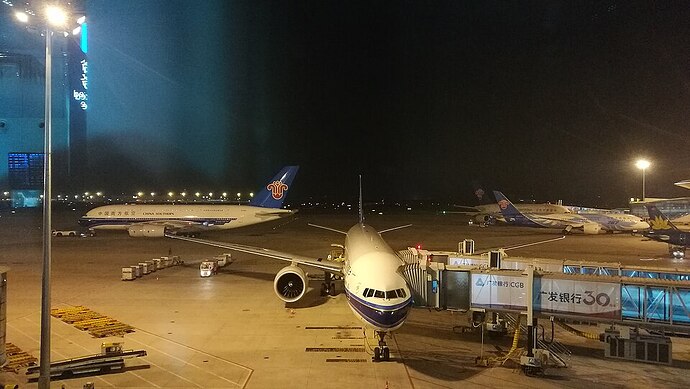 China Southern Airlines airplane Vancouver Thailand