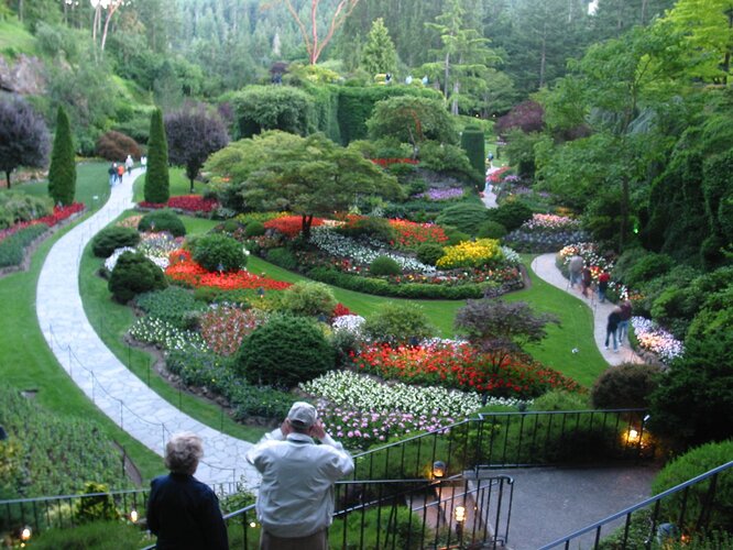 Butchart Gardens 下沉花园