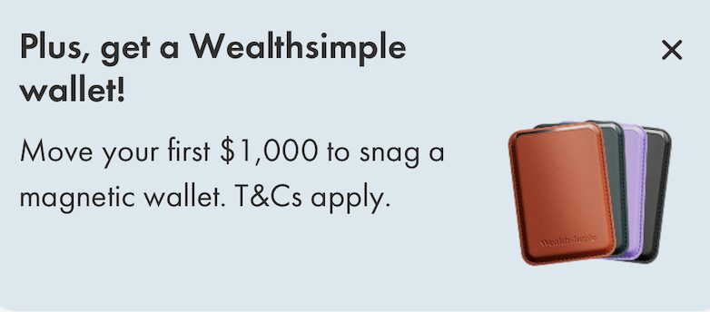 [Wealthsimple] 存入1000加币即可免费获得合成皮革MagSafe钱包 - 银行账户 - 加卡论坛