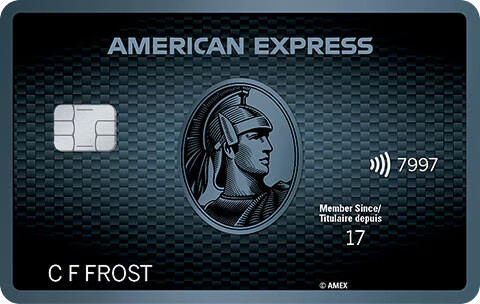 American Express Cobalt Card 卡面